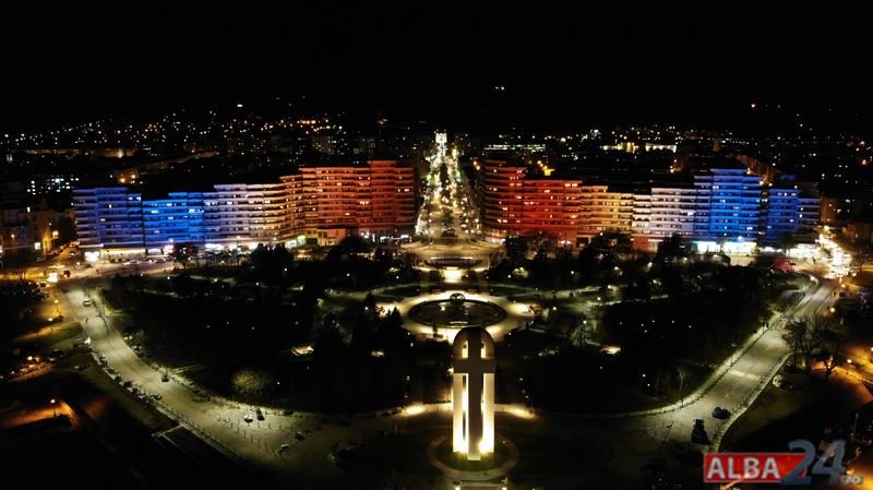 CENTENAR. Capitala Marii Uniri, iluminată tricolor