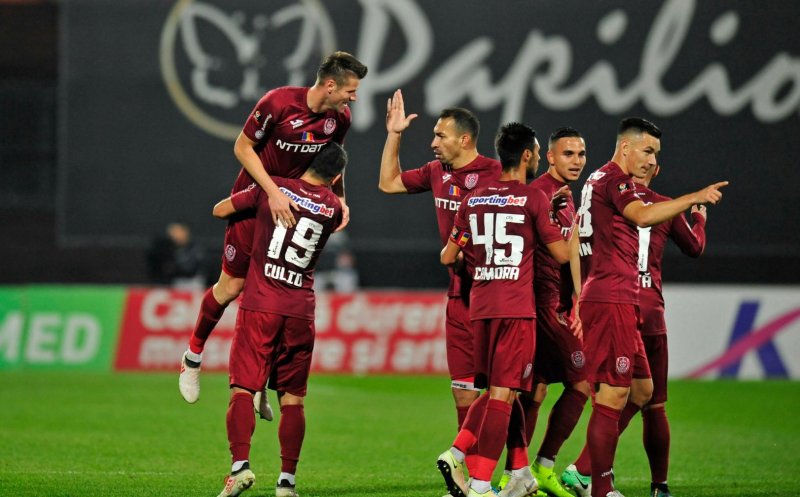 CFR Cluj - FC Voluntari 5-0. Campionii și-au încălzit fanii cu o victorie în fața "lanternei roșii"