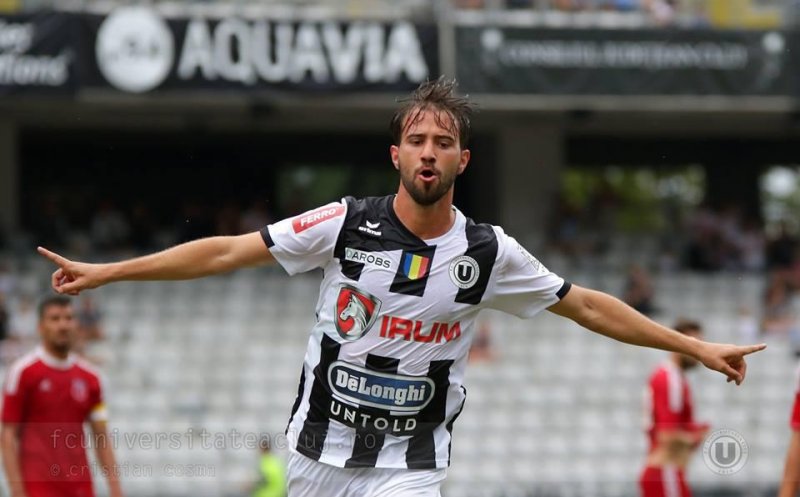 Metaloglobus – “U” Cluj 0-1. Gavra a adus cele trei puncte pentru clujeni