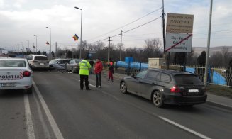 Carambol rutier la Cluj-Napoca. Intrarea dinspre Floreşti, blocată. A fost solicitat SMURD-ul
