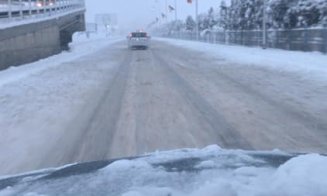 Încă o dimineață grea pentru șoferii clujeni. Deszăpezirile întârzie și astăzi