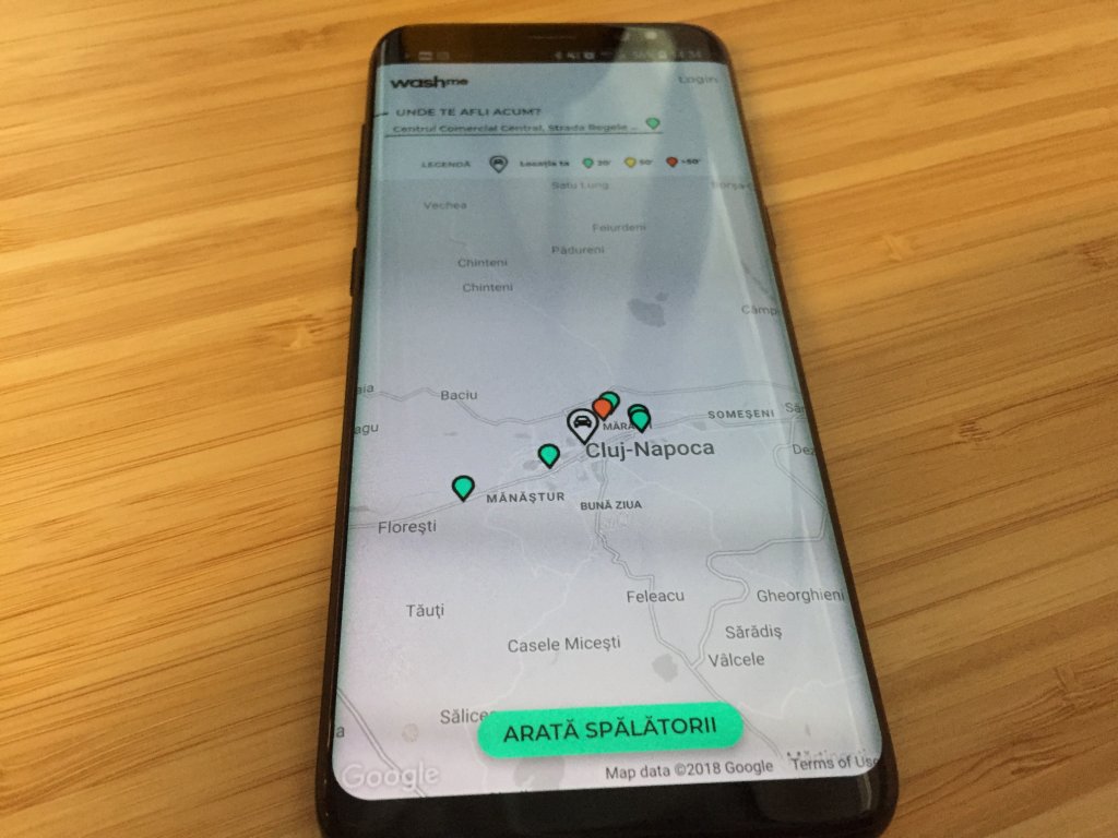 Un start-up clujean a lansat aplicația care-ți arată, în timp real, locurile disponibile la spălătoriile auto
