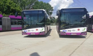 40 de autobuze electrice, în 2019, pe străzile Clujului. Primăria plăteşte 7,7 milioane lei pentru noi staţii de încărcare