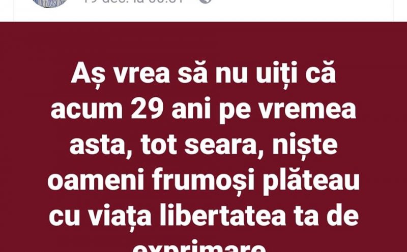 Ar fi bine sa nu uităm ce mulţi dintre noi am trăit