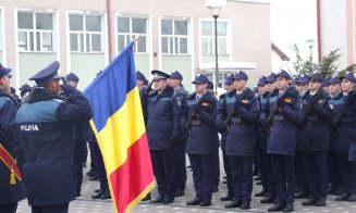 300 de viitori polițiști au depus jurământul la Cluj