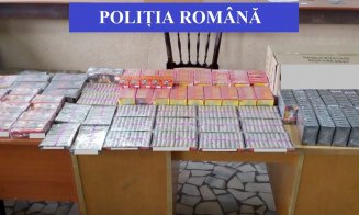 Captură impresionantă de materiale pirotehnice vândute ilegal la Cluj