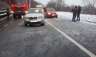 Trafic rutier şi feroviar oprit între Huedin și Oradea (DN1), în zona Bologa în urma unui accident
