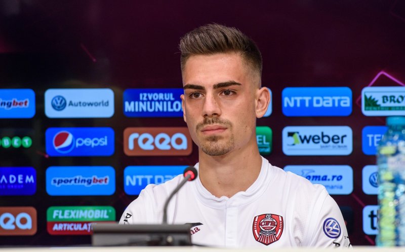 CFR Cluj l-a împrumutat pe Andrei Radu la Dunărea Călăraşi
