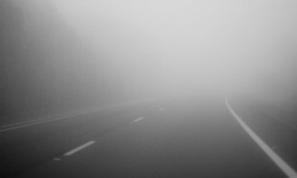 Atenţie, şoferi! Cod galben de ceaţă în Cluj