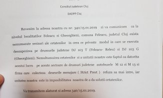 Scandal pe deszăpezire. Cine sunt responsabili pentru drumurile blocate din Feleacu