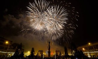 Mica Unire. Foc impresionant de artificii în Avram Iancu