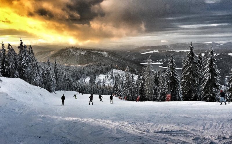 FOTO Weekend la schi. Peisaje uimitoare pe pârtiile din Cluj