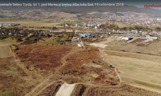 Autostrada Sebes-Turda, împiedicată de o groapă de gunoi. S-au reluat însă lucrările la podul peste Mureş