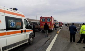 Accident cu 5 răniţi pe Autostrada Transilvania. Trafic a fost reluat