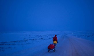 Ușeriu a început ultramaratonul de la Cercul Polar. Cursa de 700 km, la -40 grade, live pe internet