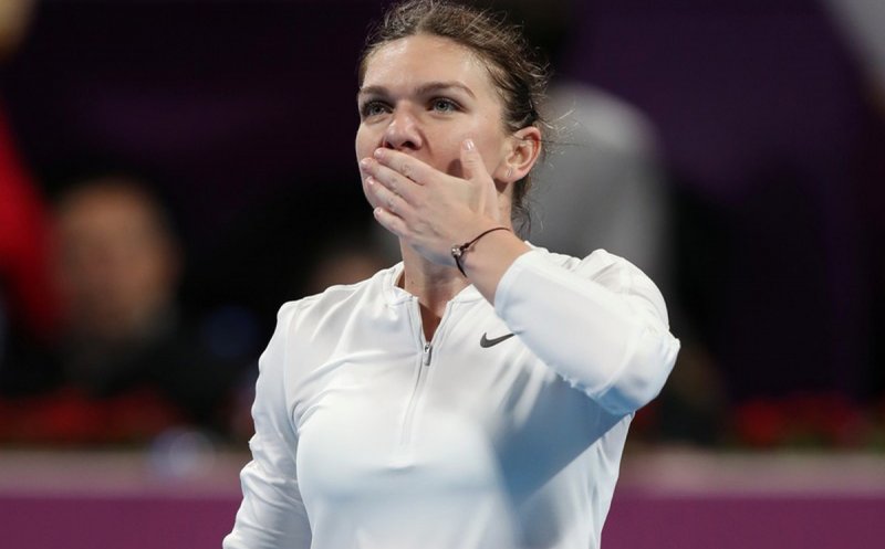 Simona Halep a pierdut finala de la Doha: "Am vrut să caștig acest trofeu, dar n-am putut"