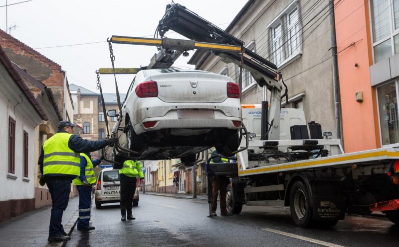 6.200 de maşini ridicate în Cluj-Napoca. Jumătate provin din alte judeţe