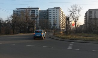 Mișcări de trupe pe Porțelanului. Au peticit strada și podul, până la noi ordine