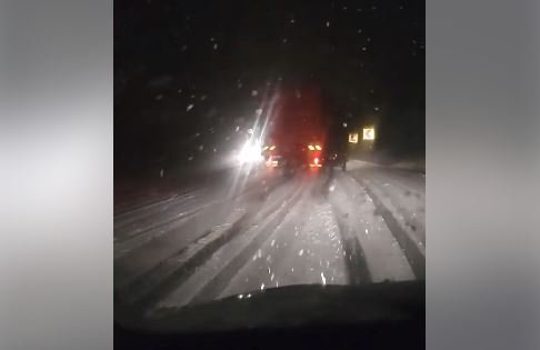 VIDEO. La săniuş cu... camionul. Pe Dealul Feleacului