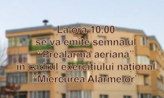 "Miercurea alarmelor" din martie. Sună sirenele la Cluj-Napoca