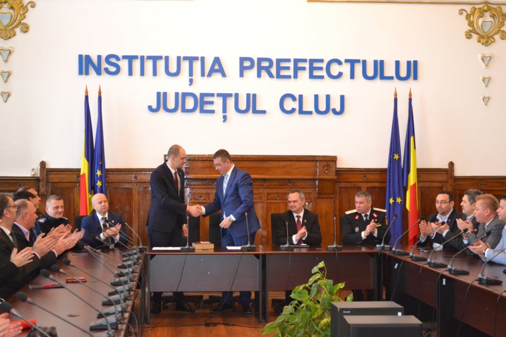 Alin Danci a fost investit în funcţia de subprefect al Clujului