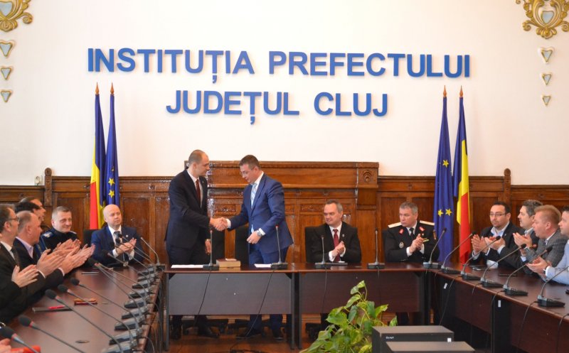 Alin Danci a fost investit în funcţia de subprefect al Clujului