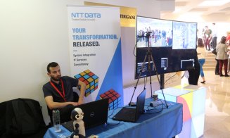 Roboți și inteligență artificială ai NTT DATA România, la conferința HEART a UMF