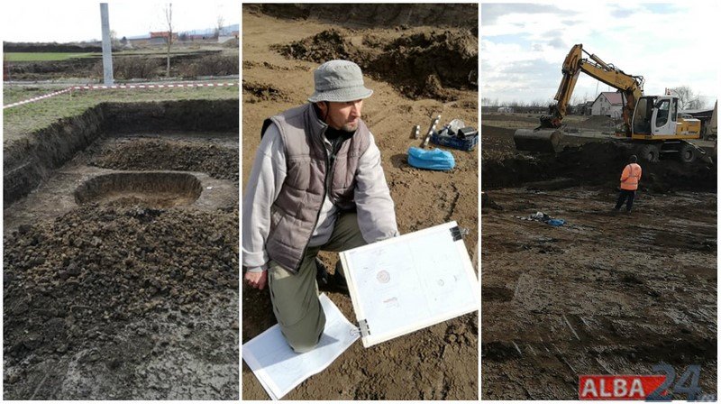 Descoperire arheologică pe traseul Autostrăzii Sebeș - Turda. Așezare umană din epoca fierului