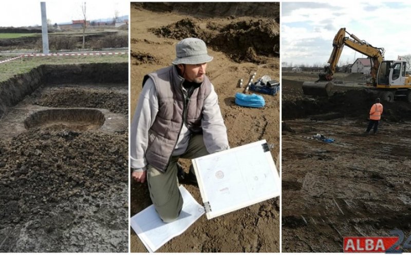 Descoperire arheologică pe traseul Autostrăzii Sebeș - Turda. Așezare umană din epoca fierului