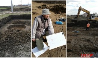 Descoperire arheologică pe traseul Autostrăzii Sebeș - Turda. Așezare umană din epoca fierului