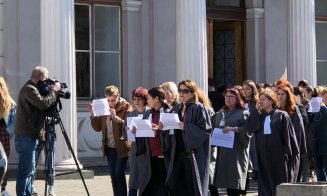 Protestul magistraţilor continuă la Cluj