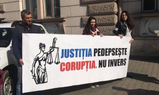 Protestul magistraţilor continuă la Cluj