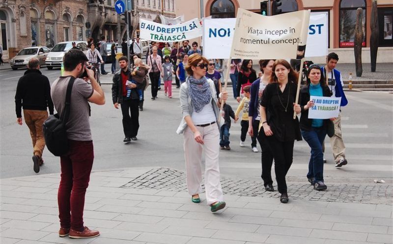 Marş pentru viaţă în Unirii. Restricţii de circulaţie