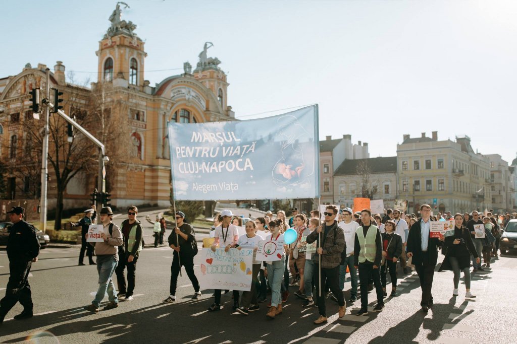 Marş pentru Viaţă, la Cluj: "Unic din prima secundă"