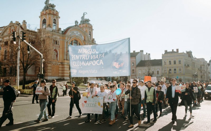 Marş pentru Viaţă, la Cluj: "Unic din prima secundă"