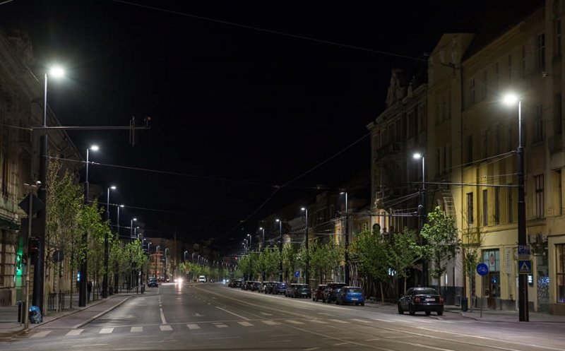 Iluminat cu LED pe mai multe străzi din Cluj-Napoca. Vezi lista