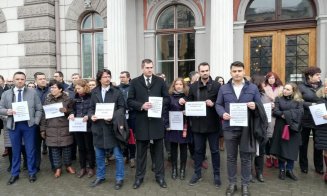 Magistraţii români, flashmob la Bruxelles