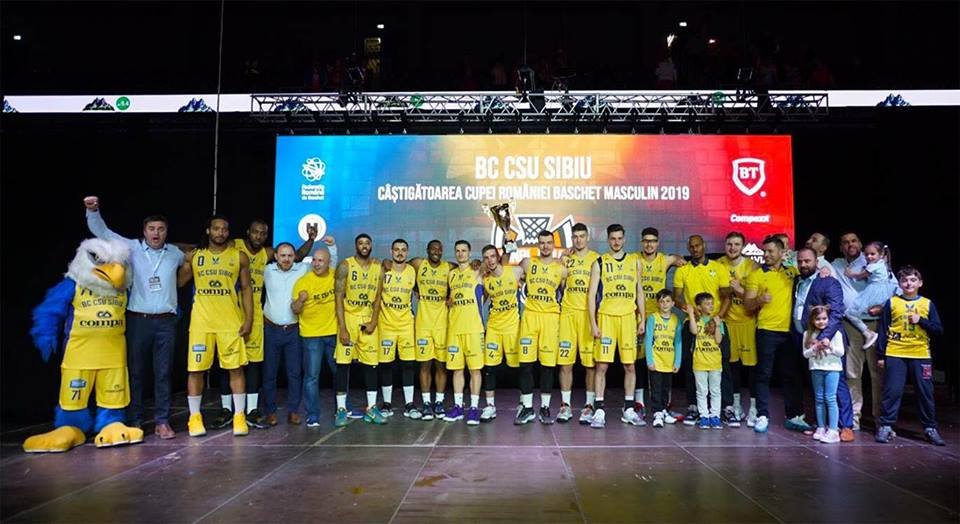 Clujul le-a purtat noroc! BC CSU Sibiu a câștigat Cupa României pentru prima dată în istoria echipei