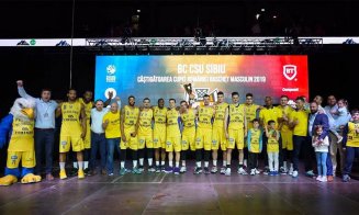 Clujul le-a purtat noroc! BC CSU Sibiu a câștigat Cupa României pentru prima dată în istoria echipei