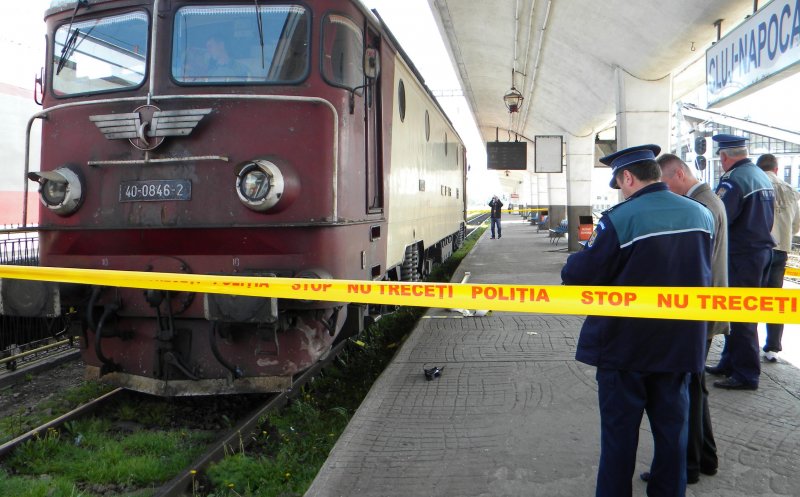 Tânără cu dizabilități, lovită de tren în gara din Cluj
