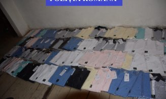 Haine și băuturi contrafăcute, de peste 80.000 de euro, confiscate la Cluj