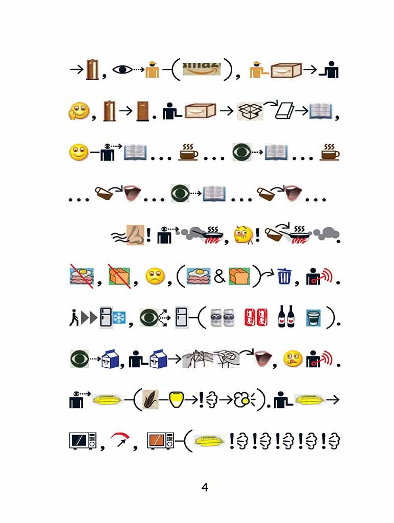 Carte scrisă doar cu emoticoane. „Este prima carte pe care o poate citi toată lumea”