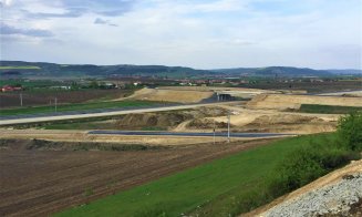 Imagini noi de pe Autostrada Transilvania. Cum avansează lucrările pe lotul de 17,9 km