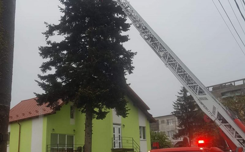 Intervenţie spectaculoasă a salvatorilor de la ISU în cartierul Gheorgheni