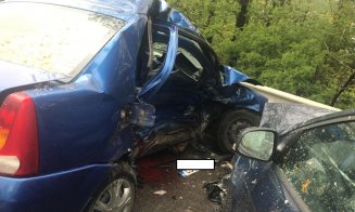 Accident pe Feleac. O persoană resuscitată, trafic îngreunat