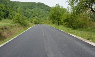 Au fost finalizate lucrările pe drumul Dej – limită cu județul Sălaj