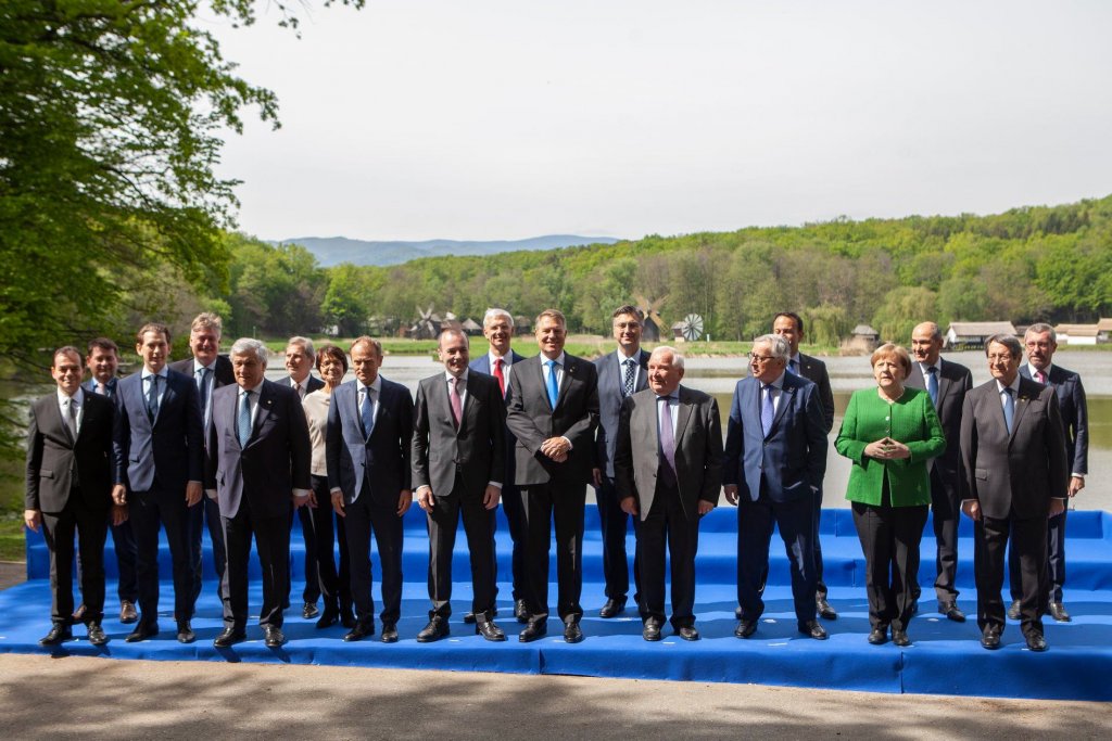 Liderii europeni au adoptat Declarația de la Sibiu
