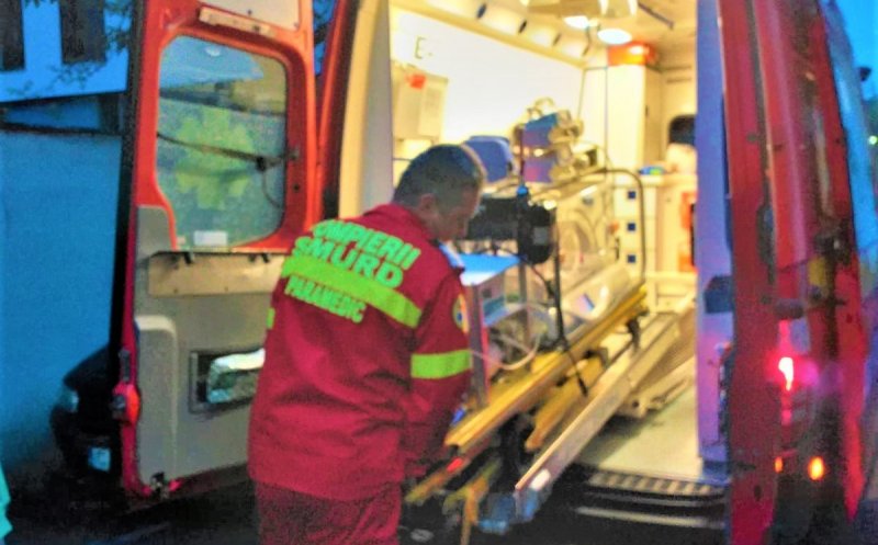 Echipaj SMURD, 1.600 de kilometri contracronometru pentru a salva viața unui bebeluș