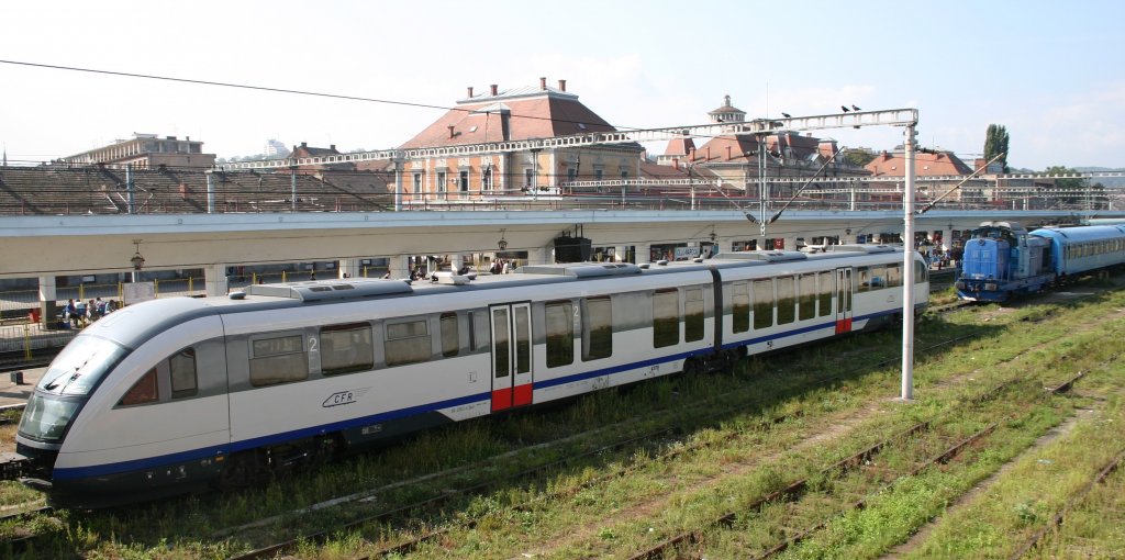 Tren metropolitan înainte de metrou la Cluj-Napoca