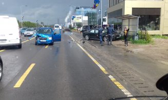 Accident pe drumul spre Florești. Se circulă greu